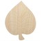 Intricate Leaf Design Unfinished Wood Shape Piece Cutout for DIY Craft Projects